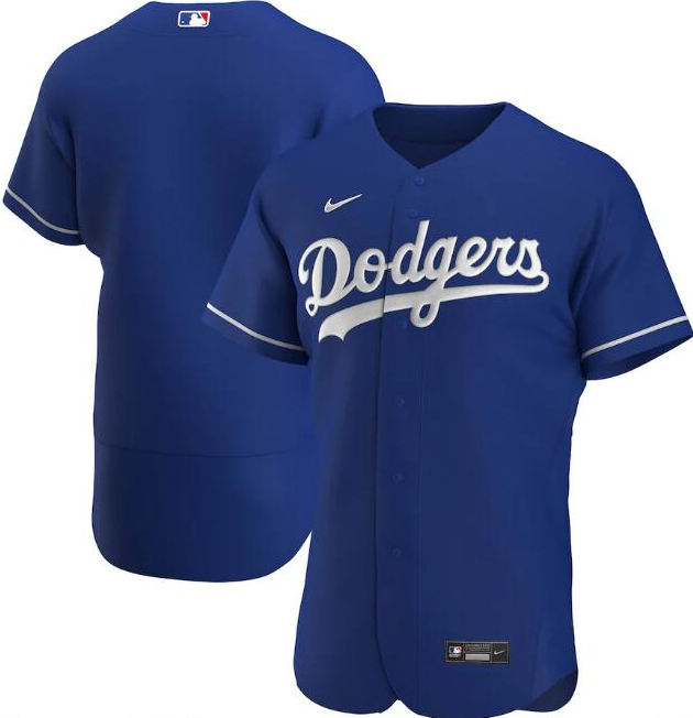 Men's Los Angeles Dodgers Blue Flex Base Stitched Jersey